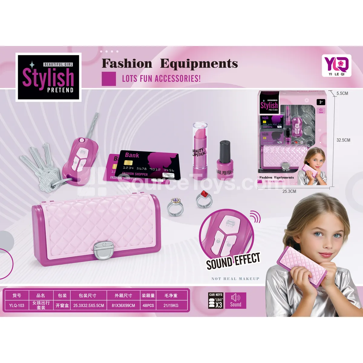 Girls Pretend Play Hair Salon Tool Set
