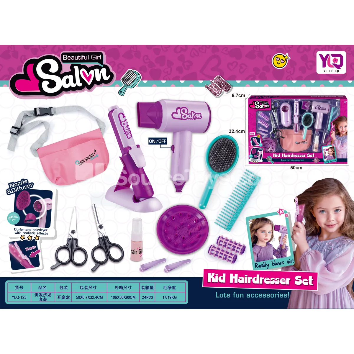 Girl Hair Salon Set