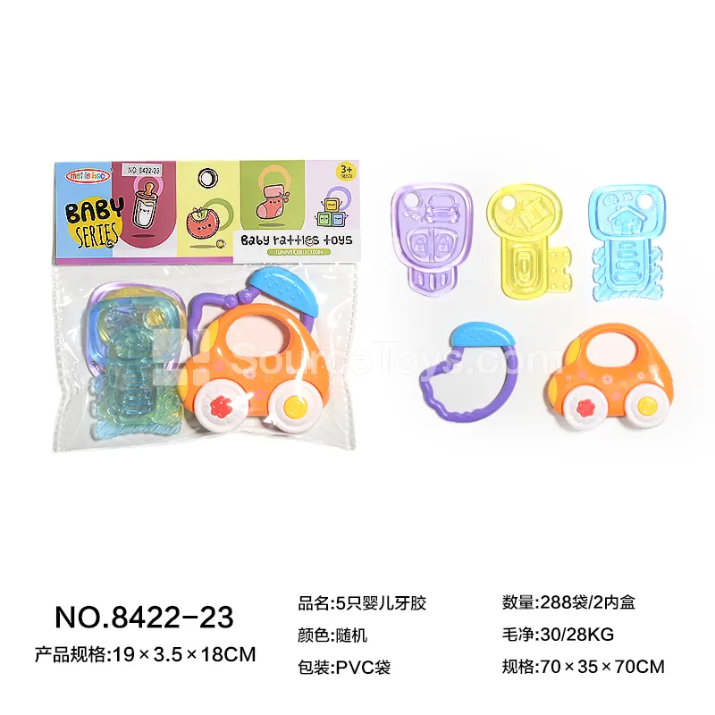 5 Baby Teethers 5 Baby Teethers