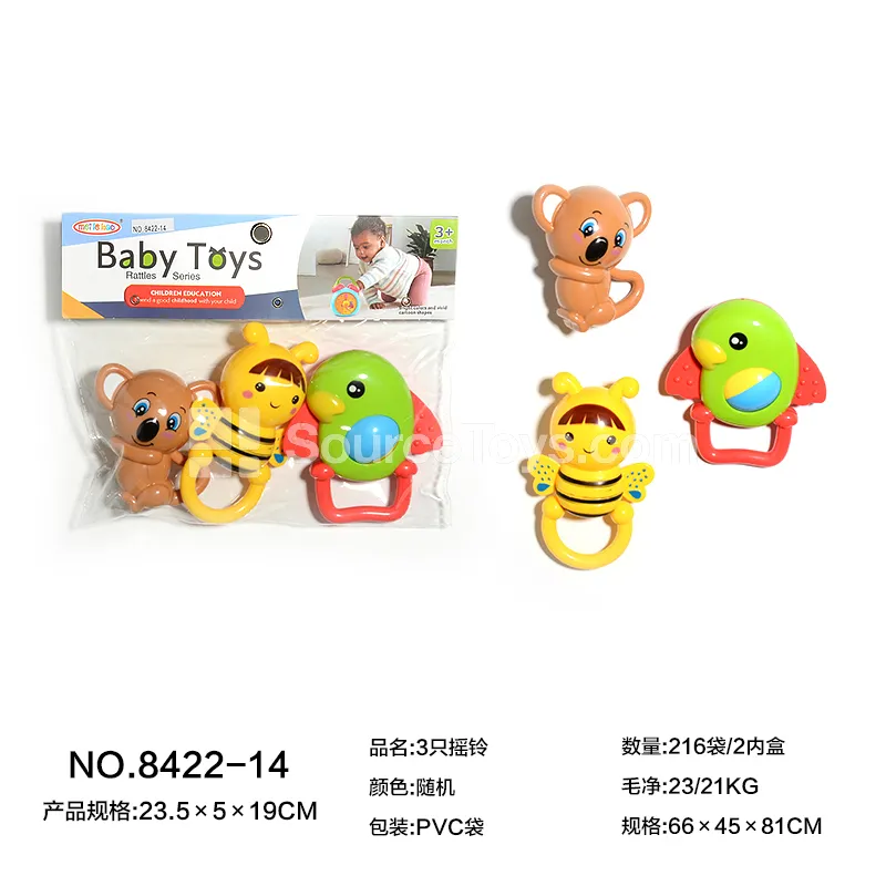 Baby Rattle Set of 3 Baby Rattle Set of 3