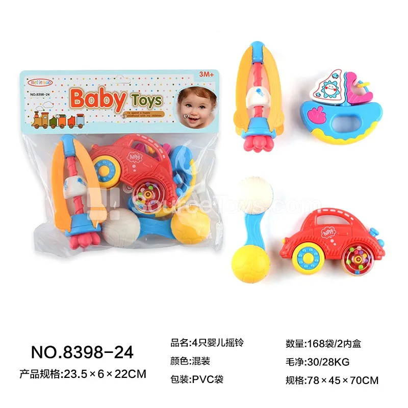 Baby Rattle Set of 4 Baby Rattle Set of 4