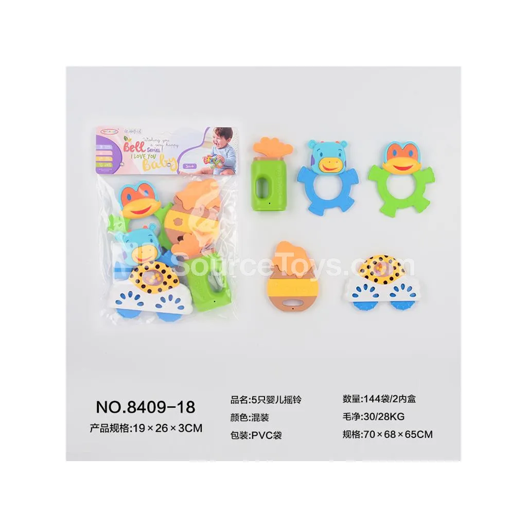5 Pcs Baby Rattles 5 Pcs Baby Rattles