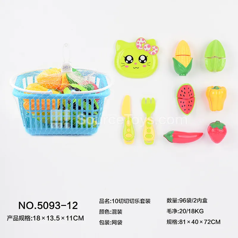 10-Piece Pretend-Play Cutting Set