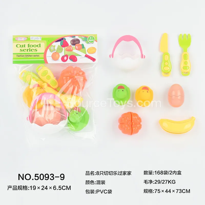 8-Piece Pretend-Play Cutting Set