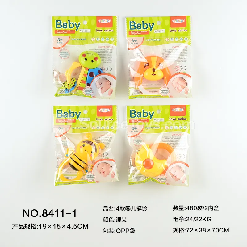 4 Styles Baby Rattles