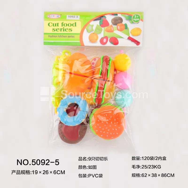 Pretend Play Cutting Toy (9 Pcs)