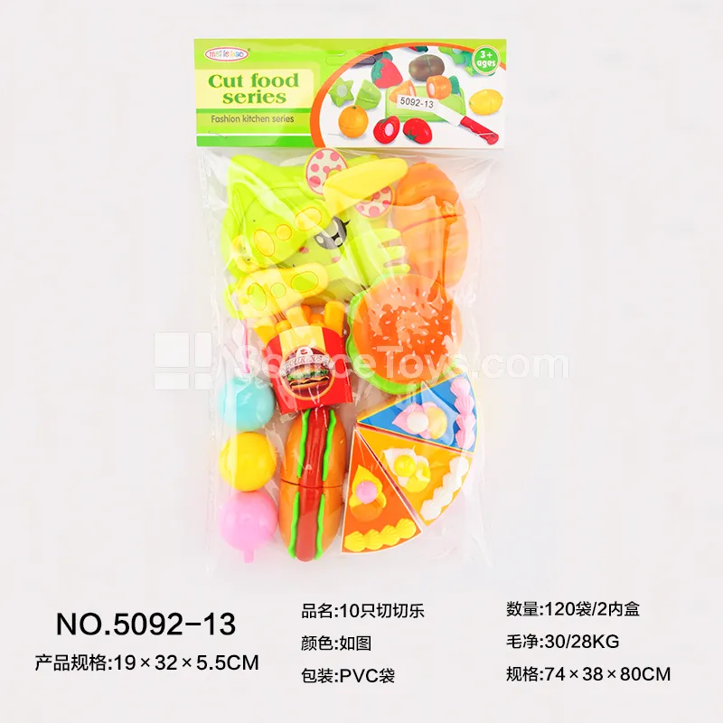 10pcs Pretend Play Cutting Toys