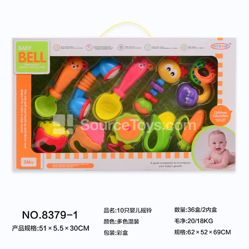 10-Piece Baby Rattle Set 10-Piece Baby Rattle Set