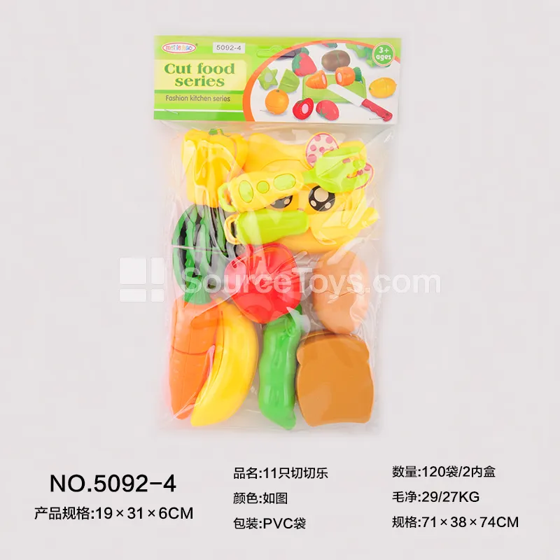 11 Pieces Pretend Play Cutting Toys