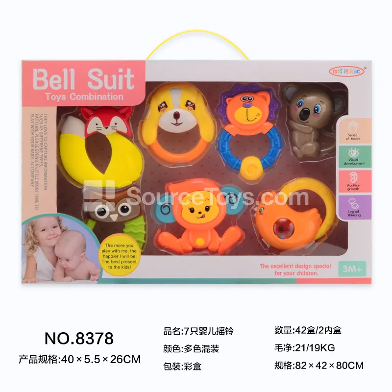 7 Pcs Baby Rattles 7 Pcs Baby Rattles