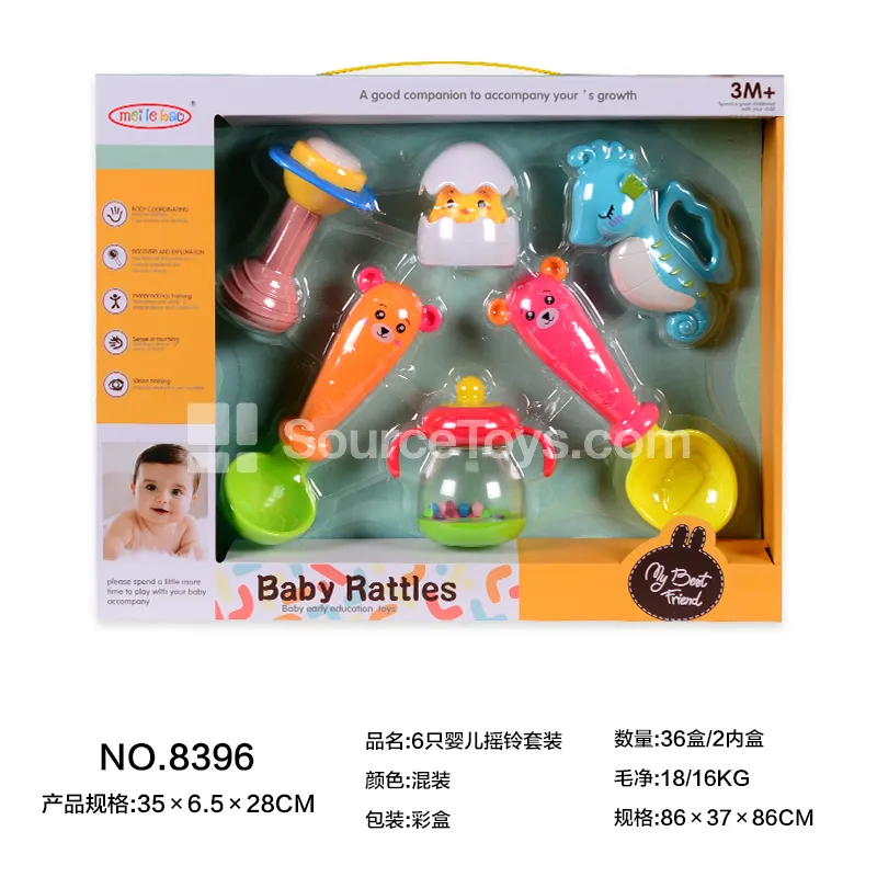 6-Piece Baby Rattle Set 6-Piece Baby Rattle Set