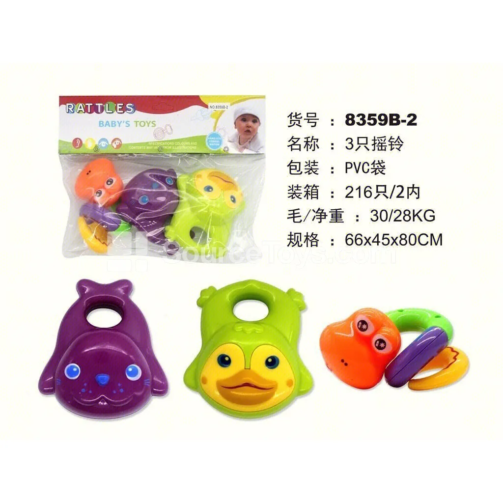 3 Pcs Rattles 3 Pcs Rattles