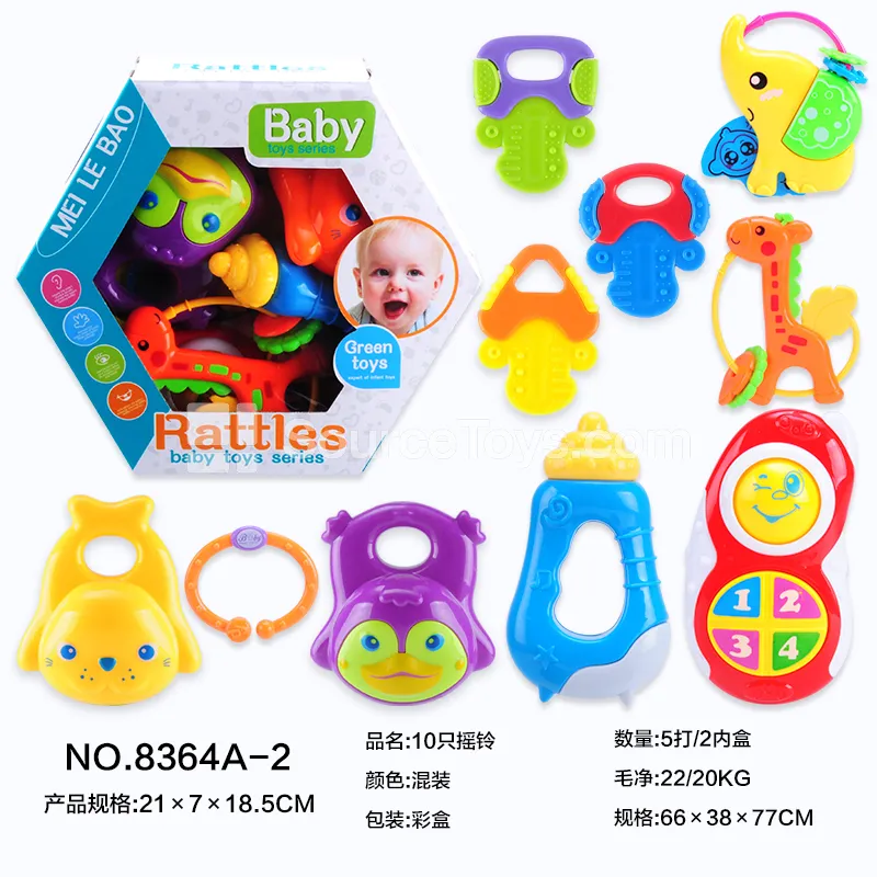 10 Pcs Rattles 10 Pcs Rattles
