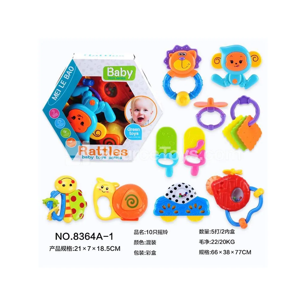 10 Baby Rattles