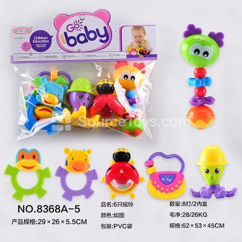 6-Piece Rattle Set 6-Piece Rattle Set
