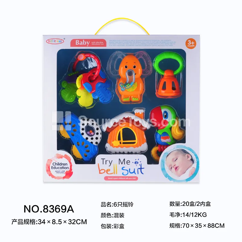 6 Pcs Rattle Set 6 Pcs Rattle Set