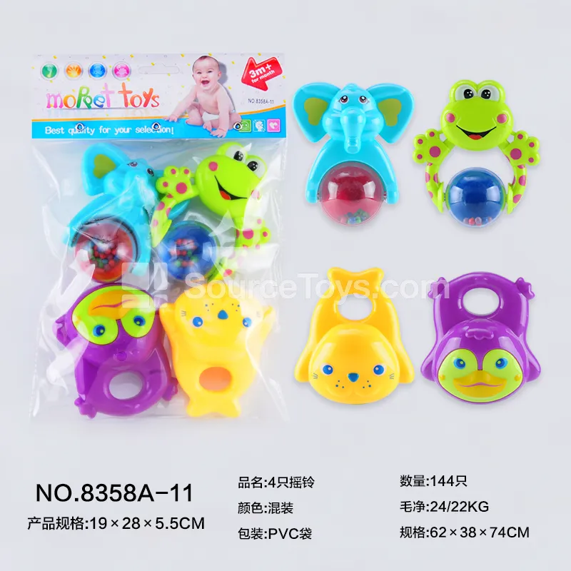 Set of 4 Rattles Set of 4 Rattles