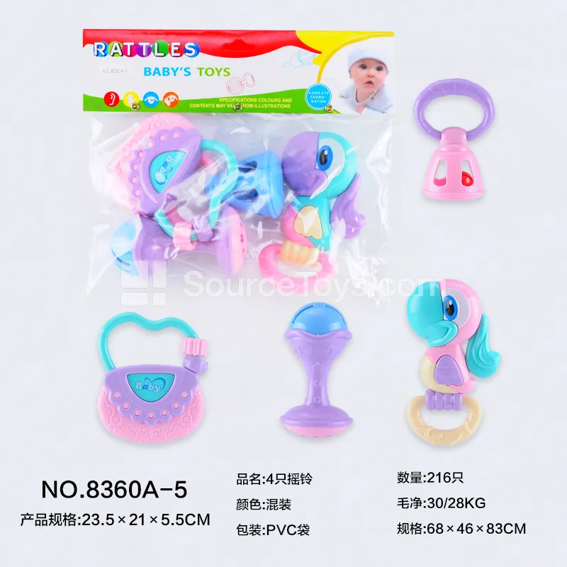 4 Pack Baby Rattles 4 Pack Baby Rattles