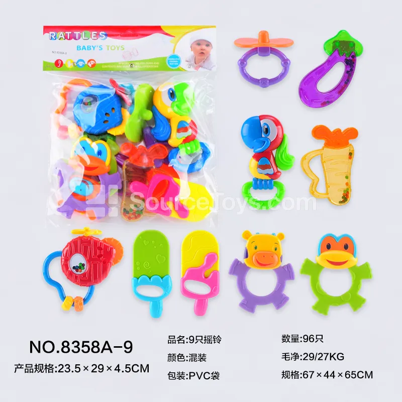 9 Piece Rattle Set 9 Piece Rattle Set