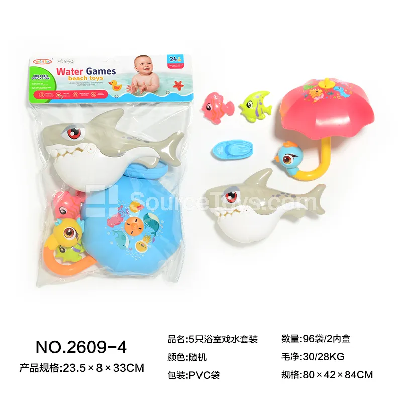 5-Piece Bathtub Water Play Set 5-Piece Bathtub Water Play Set