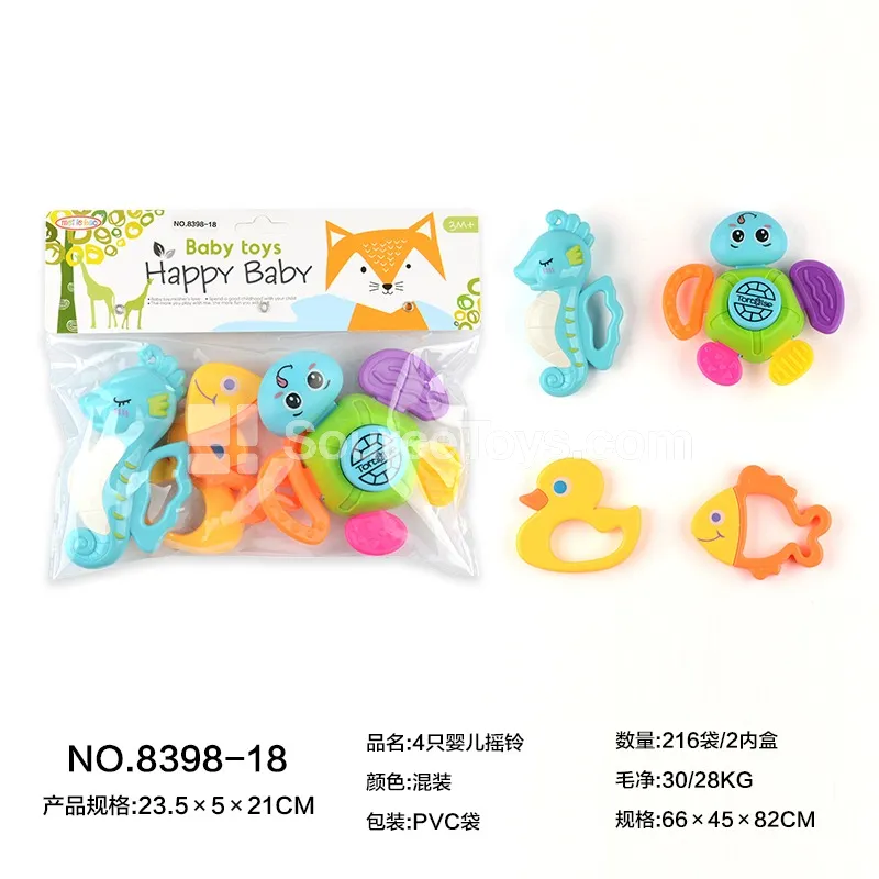 Baby Rattle Set of 4 Baby Rattle Set of 4