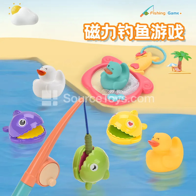 8pcs Fishing Play Set