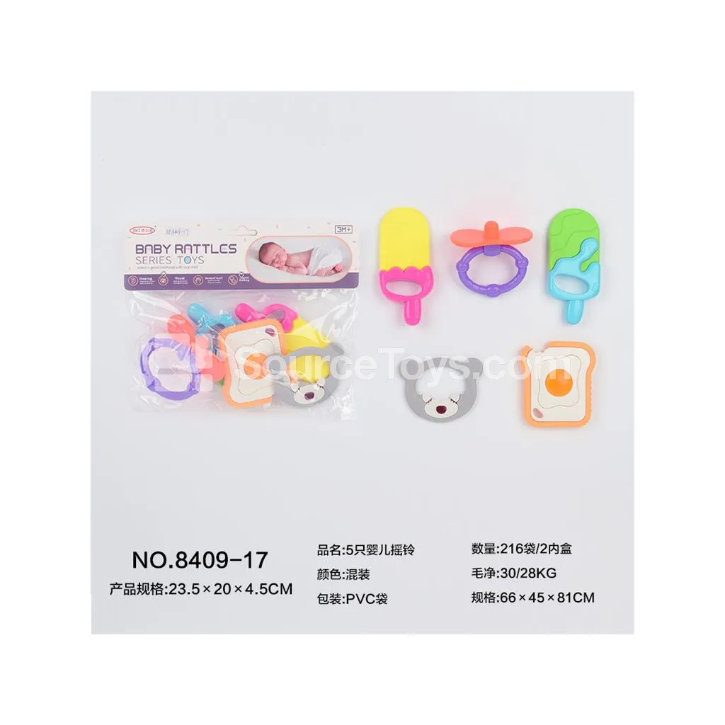 5 pcs baby rattles 5 pcs baby rattles
