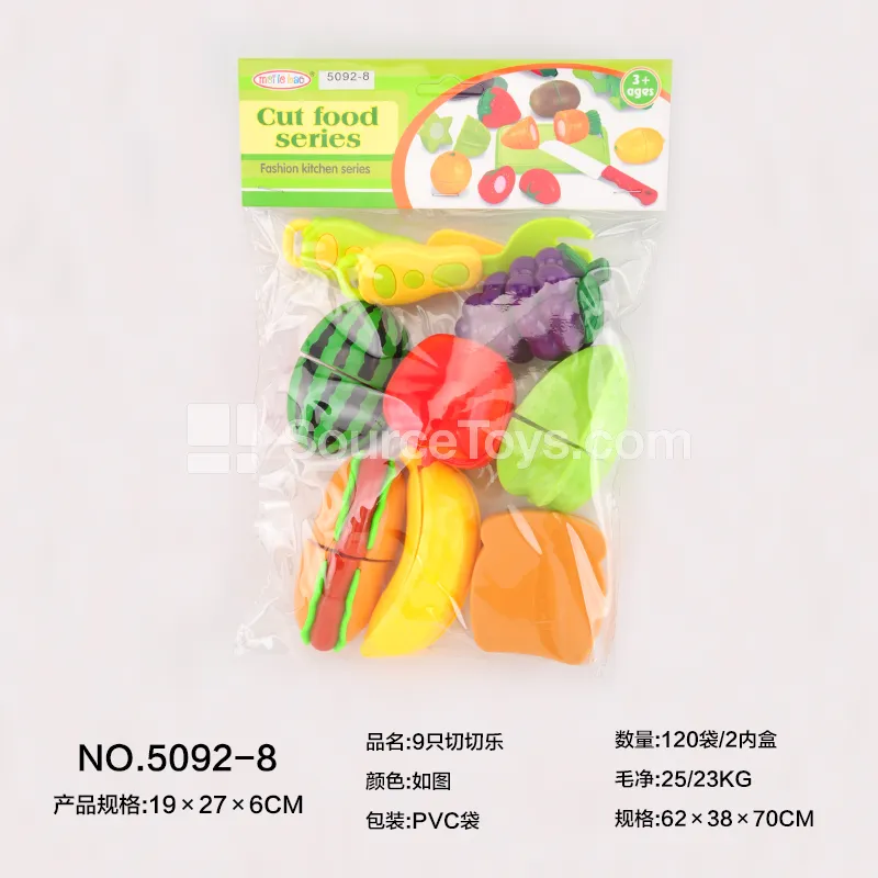 9-Piece Pretend Play Cutting Set