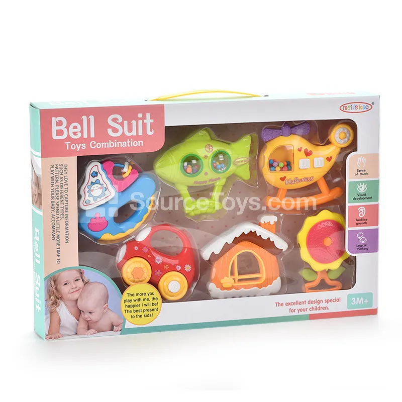 6 Pcs Baby Rattles 6 Pcs Baby Rattles