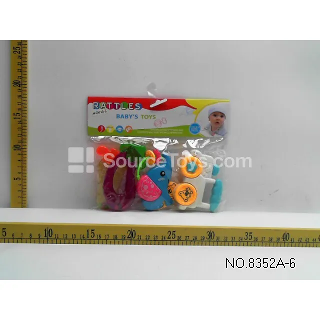 Set of 4 Baby Rattles Set of 4 Baby Rattles