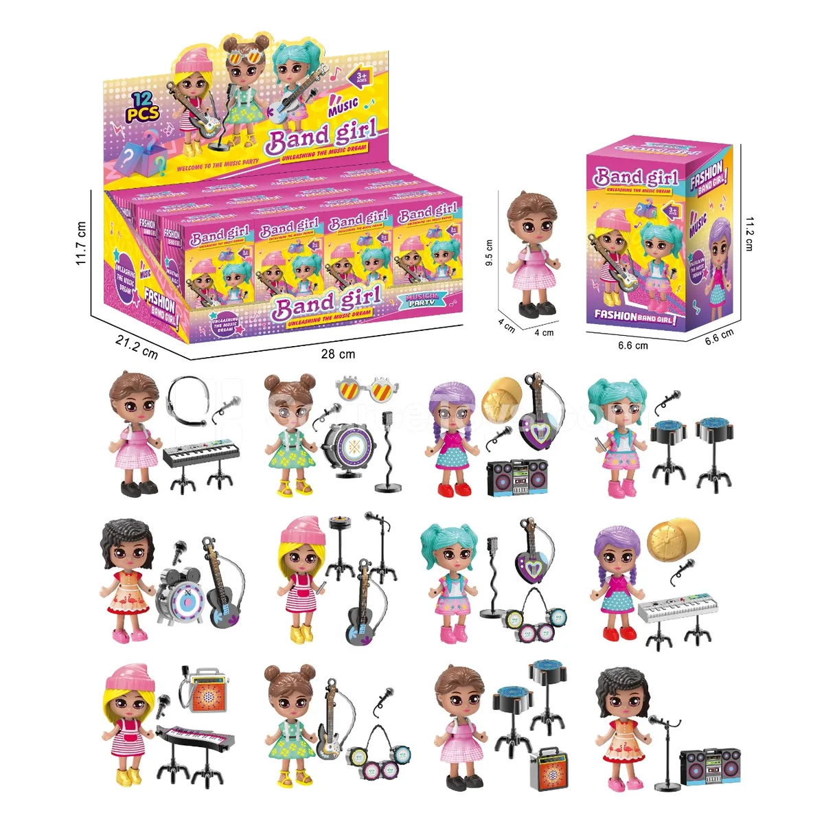 Band Blind Box Figures