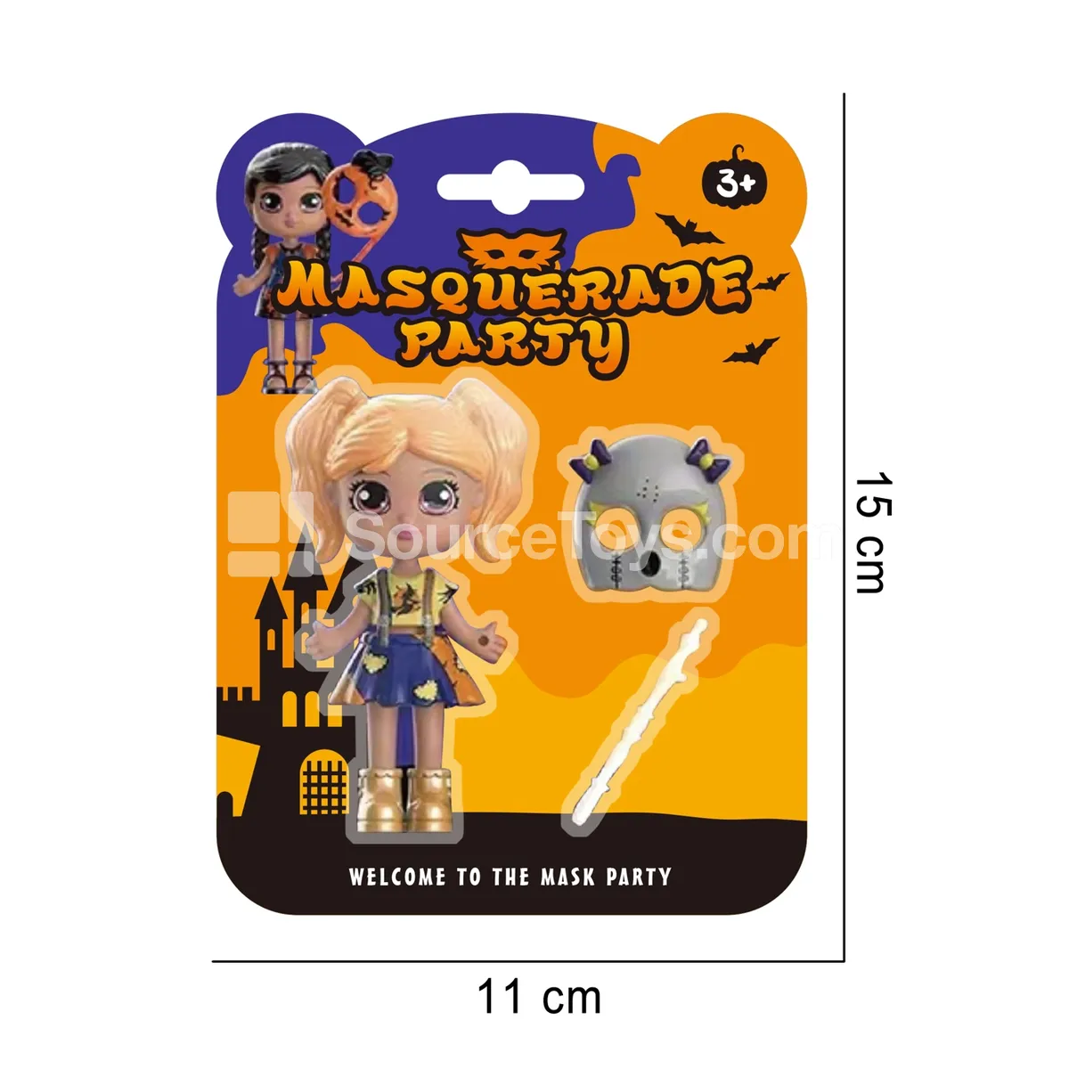 Mask Party Vinyl Figure Blister Card