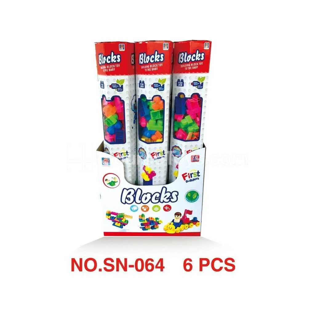 Building Blocks 100 Pcs (6 Strips)