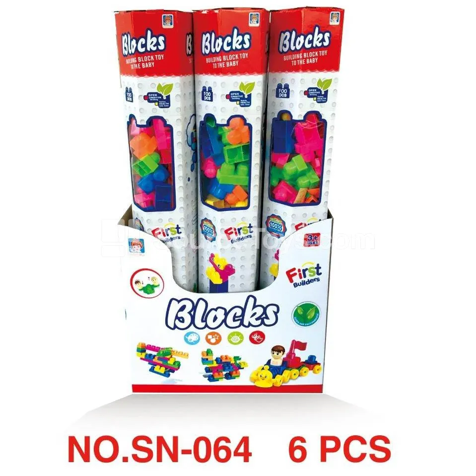 Window Box Building Blocks 6 Strips 100 PCS