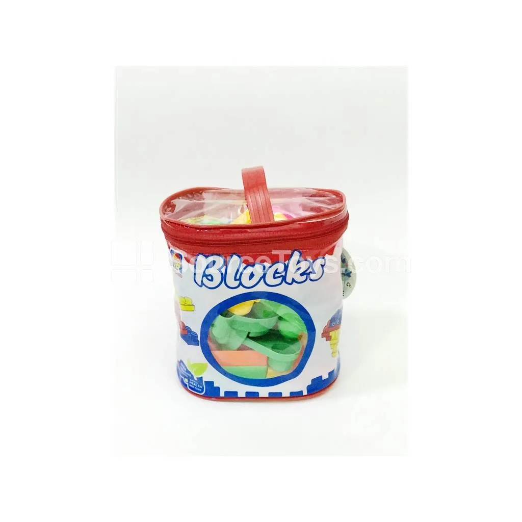 Bucket Building Blocks with Handle 30pcs Bucket Building Blocks with Handle 30pcs