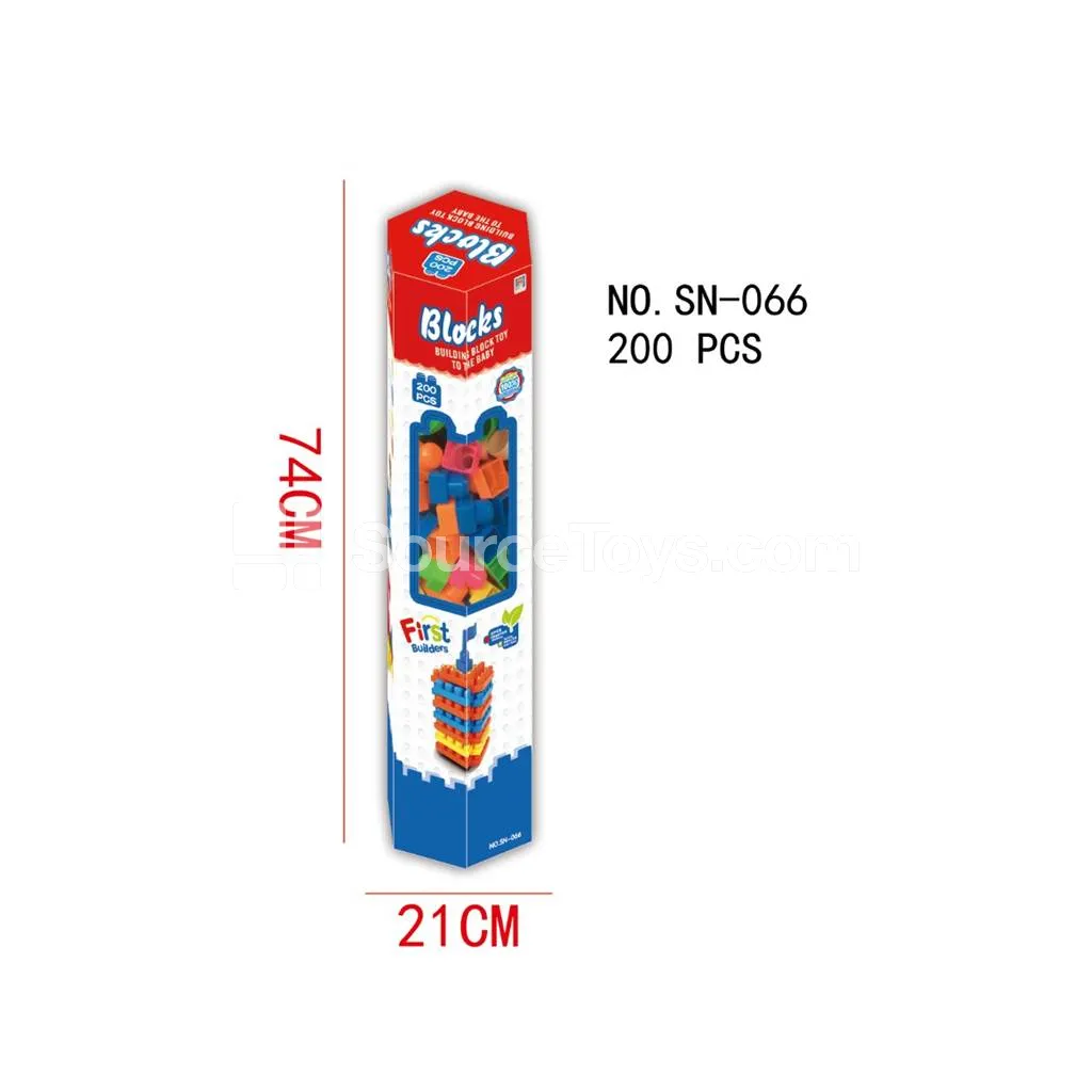 Building Blocks 200 Pcs in Cylinder Window Box Building Blocks 200 Pcs in Cylinder Window Box