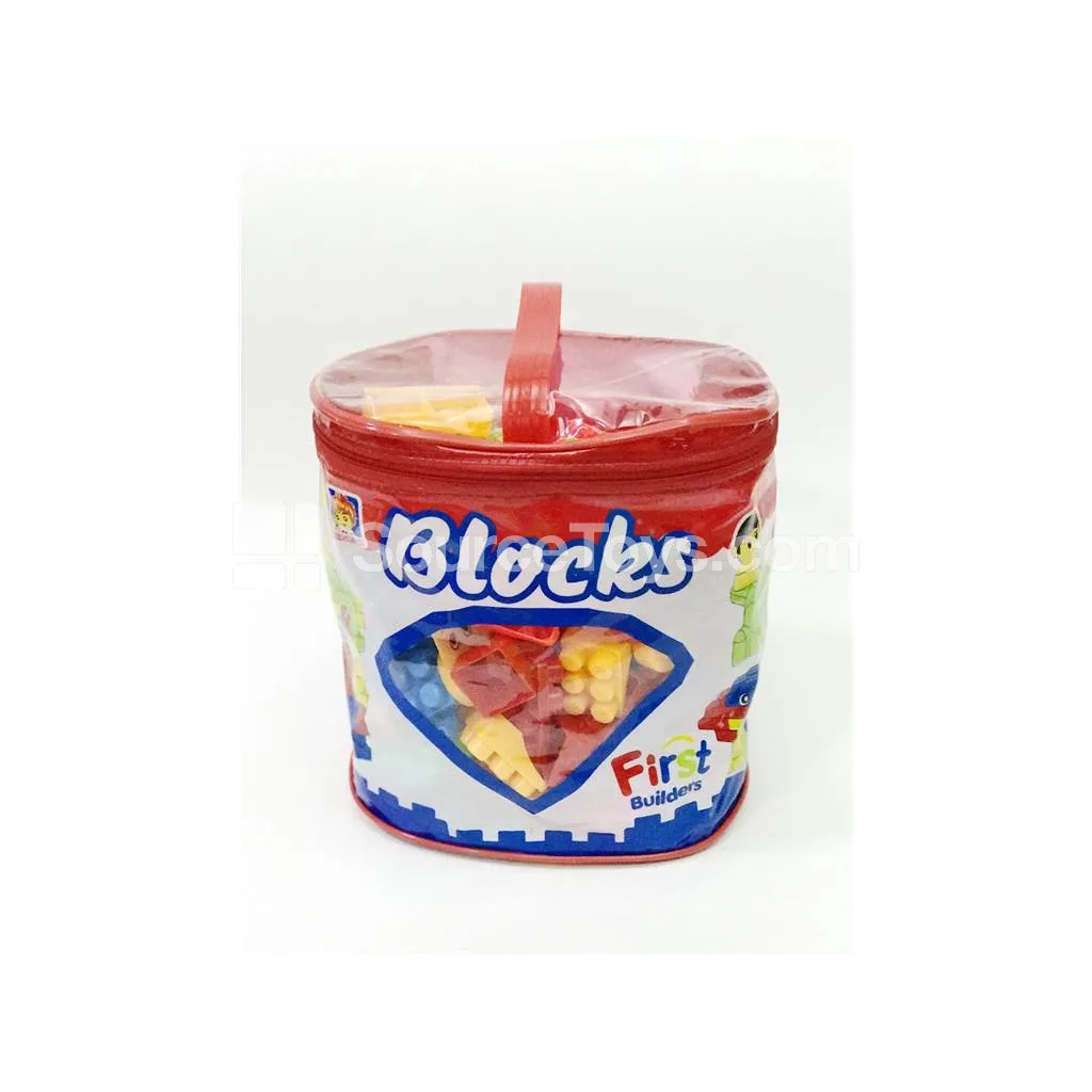 128-Piece Cylinder Bucket Building Blocks with Handle 128-Piece Cylinder Bucket Building Blocks with Handle