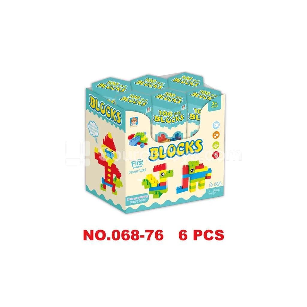 Display Box Building Blocks 6 Strips, 100 Pcs Display Box Building Blocks 6 Strips, 100 Pcs