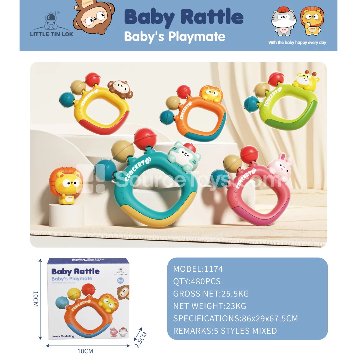Animal Wristband Bell Sealed Box