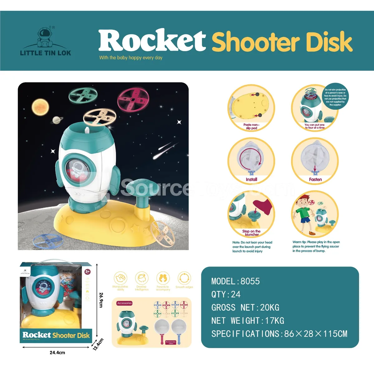 Rocket Launcher Flying Disc