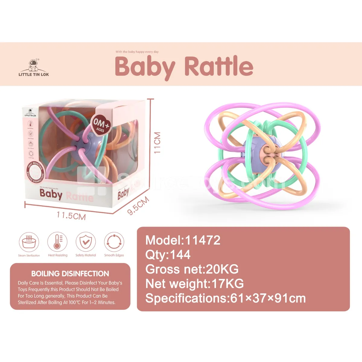 baby rattle ball