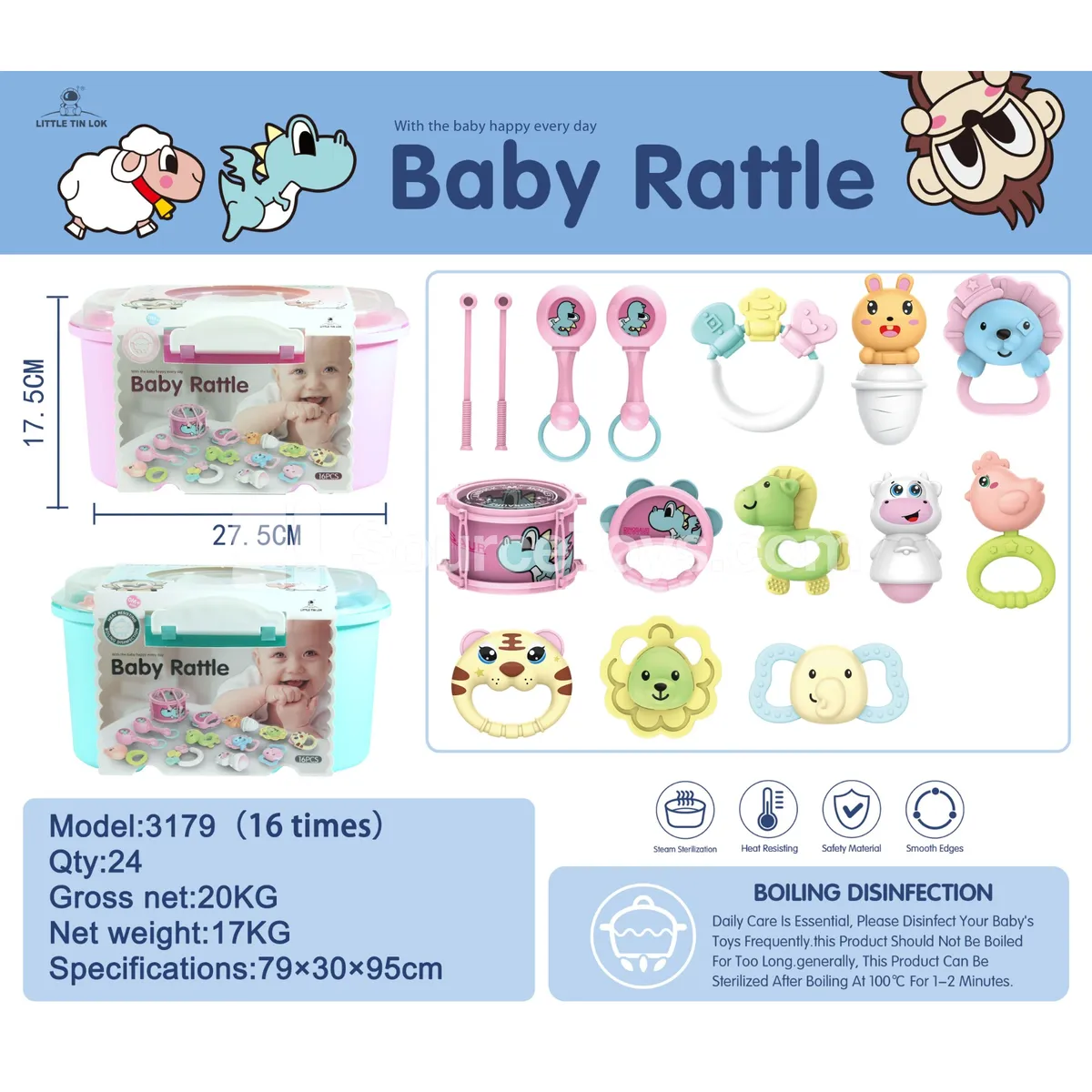 Rattle Storage Box