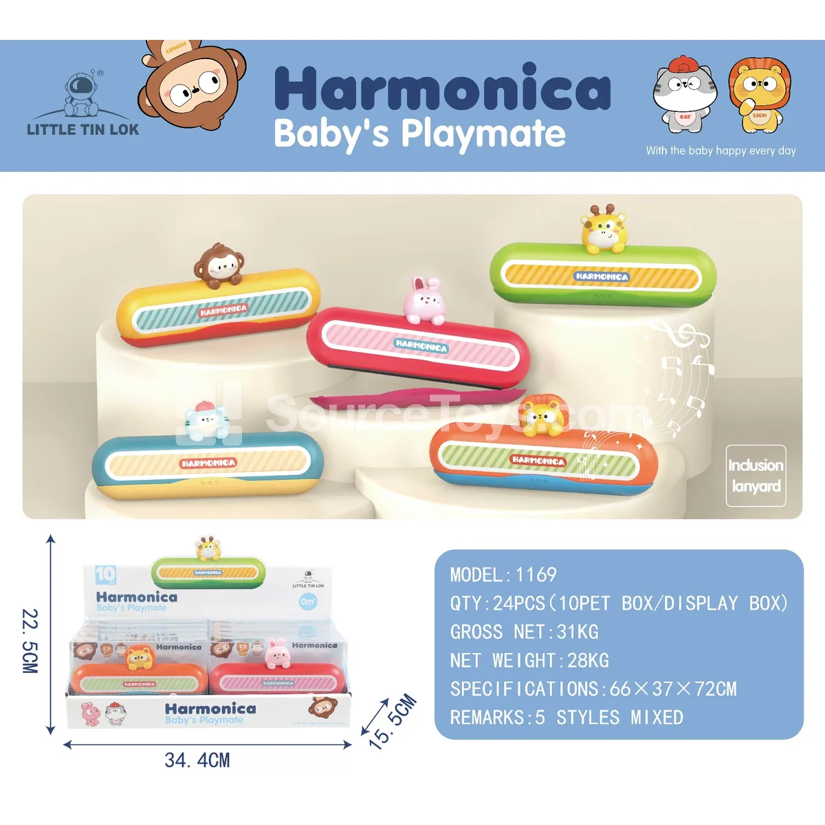 Harmonica Display Box