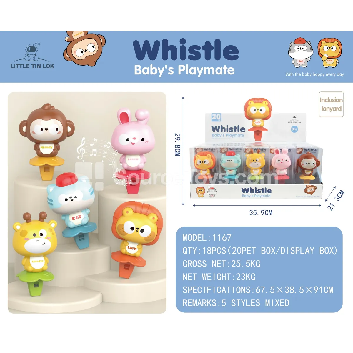 Whistle Display Box