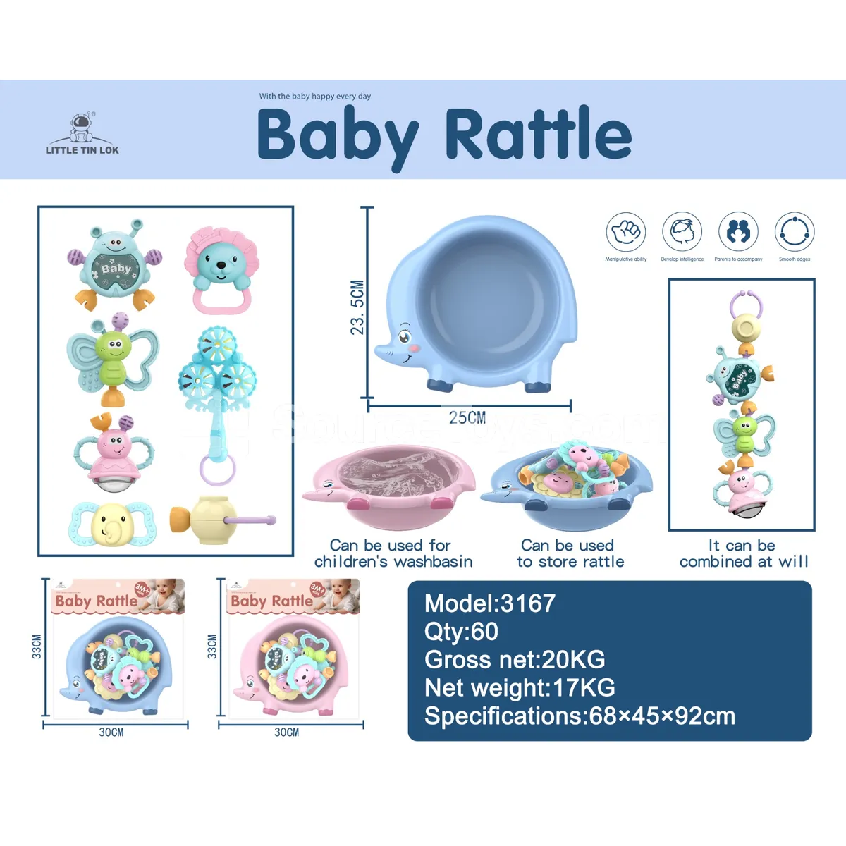 Elephant Basin 8-Piece Set