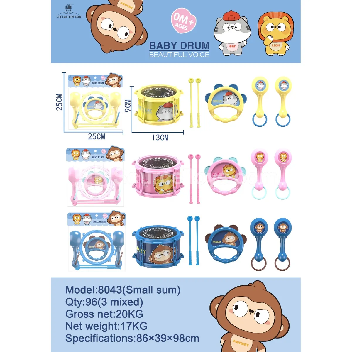 Cartoon Hand Drum
