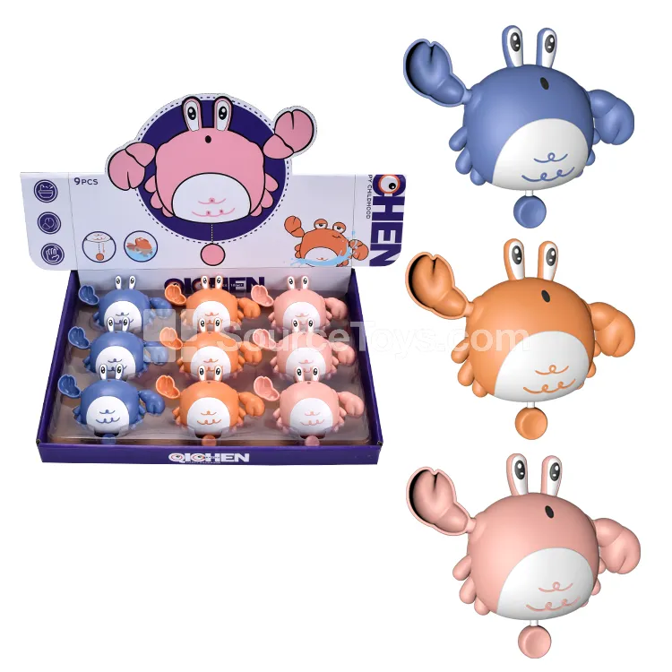 Pull-Along Crab Toy with Big Eyes