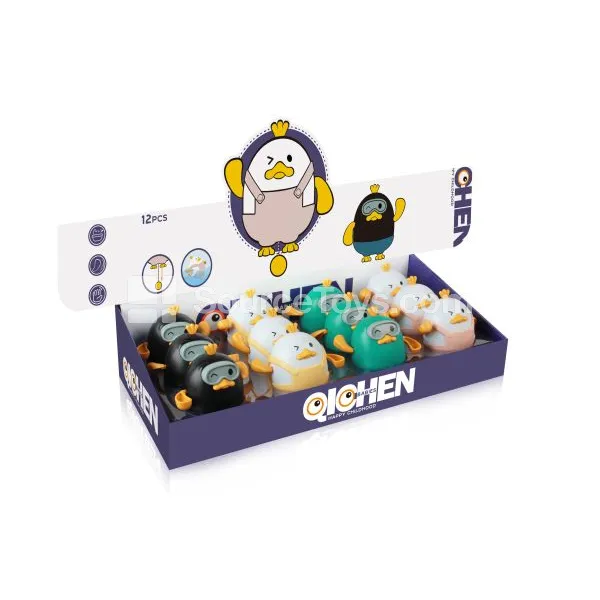 Pull-String Ducks with Suspenders and Goggles