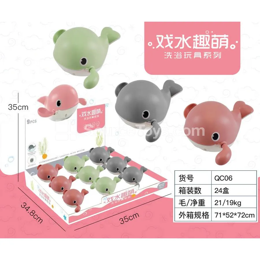 Whale Water Play Set 9PCS