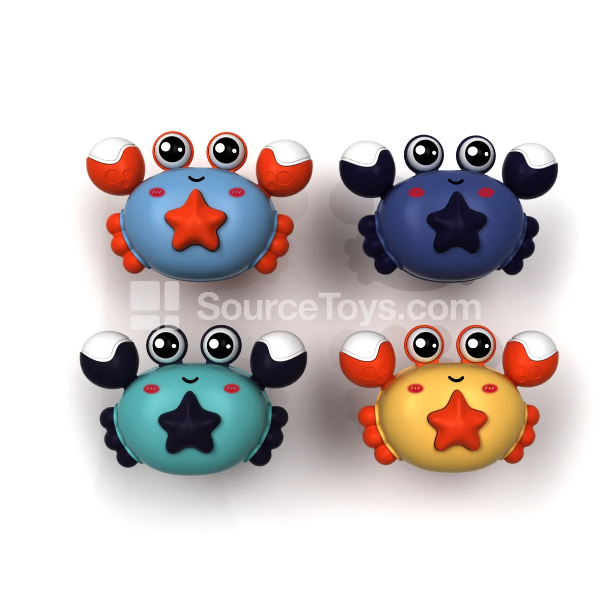 Press & Light-Up Crab Toy Press & Light-Up Crab Toy